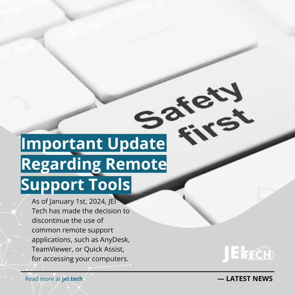 Important Update Regarding Remote Support Tools